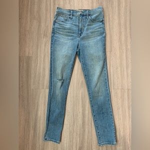 MADEWELL‎ Women’s Size 28  Light Wash 11” Road-tripper Skinny denim Jean